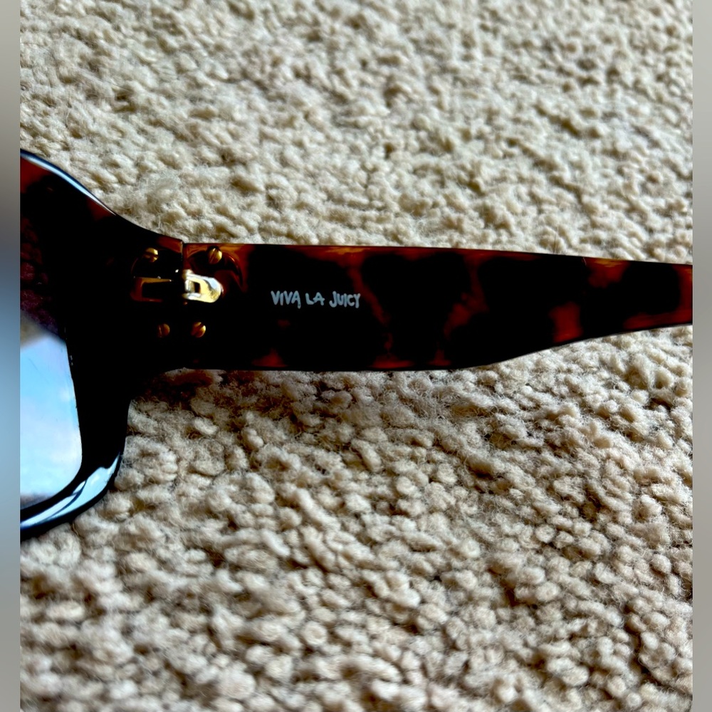 Juicy Couture Bunny Y2K Brown Tortie Sunglasses - Picture 7 of 9